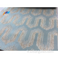 Tissu de rideau brodé de fenêtre de textile de coton de polyester